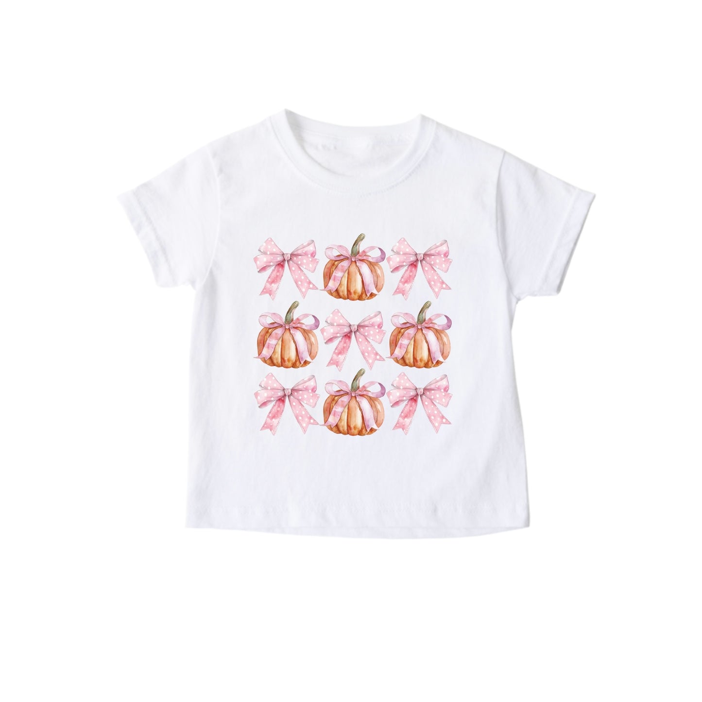 “Bows & pumpkins” Tee