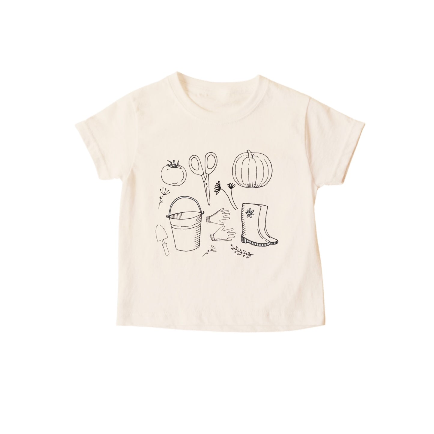 “Outlined Garden” Tee