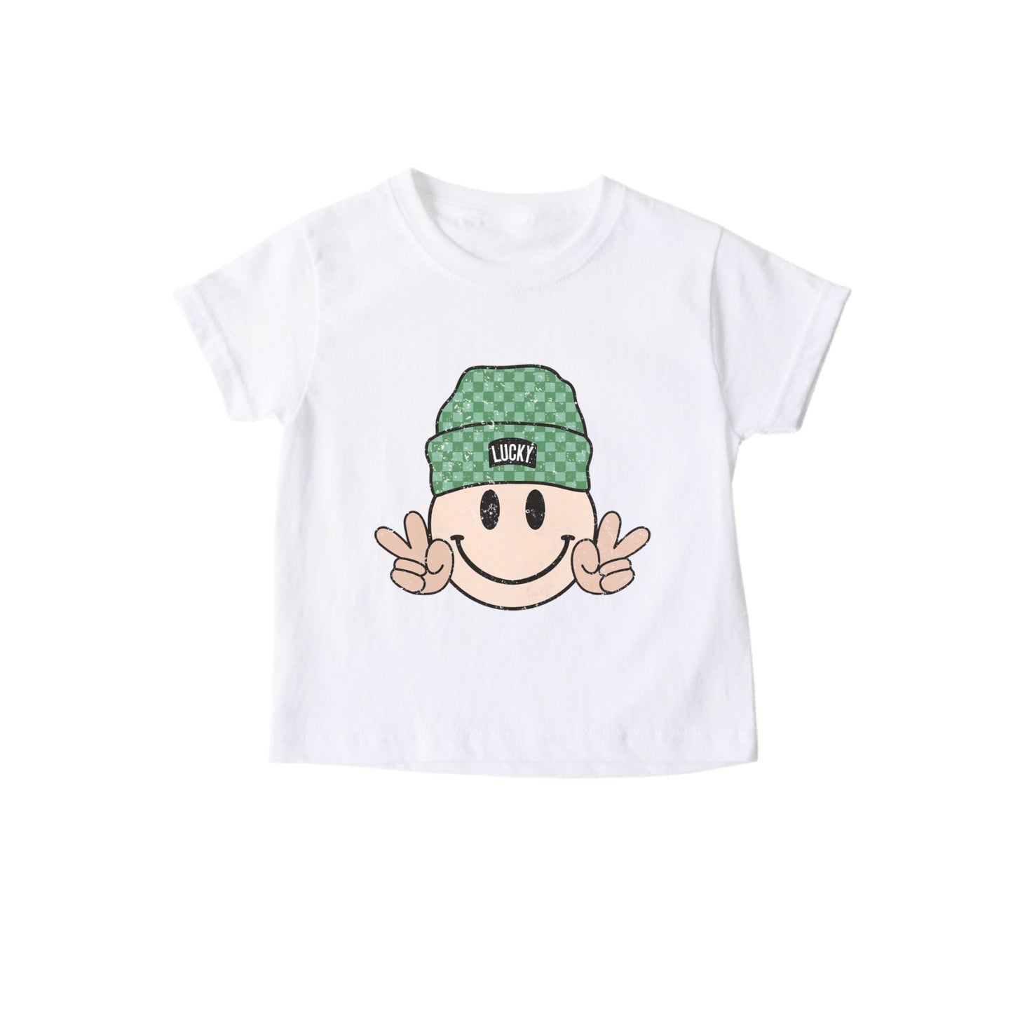 “Lucky Beanie Smiley” Tee