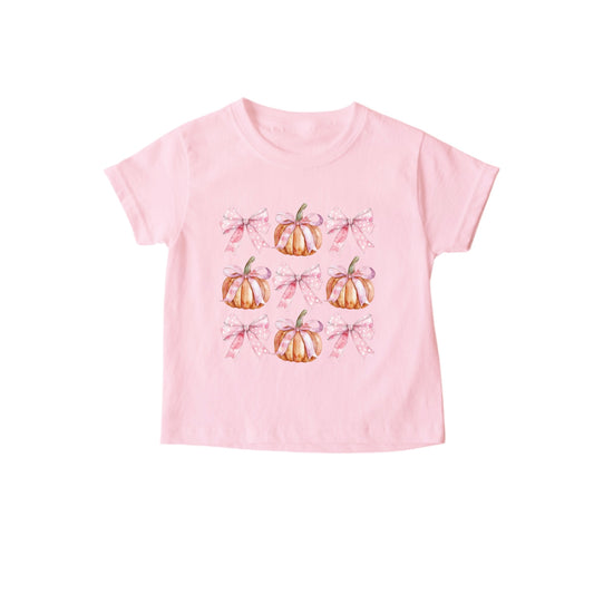 “Bows & pumpkins” Tee