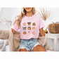 “Checkered bows & pumpkins” Tee