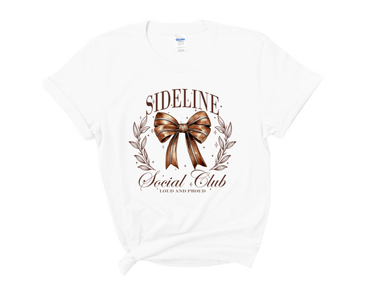 “Sideline social club” Tee