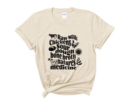 “All Natural “ Tee