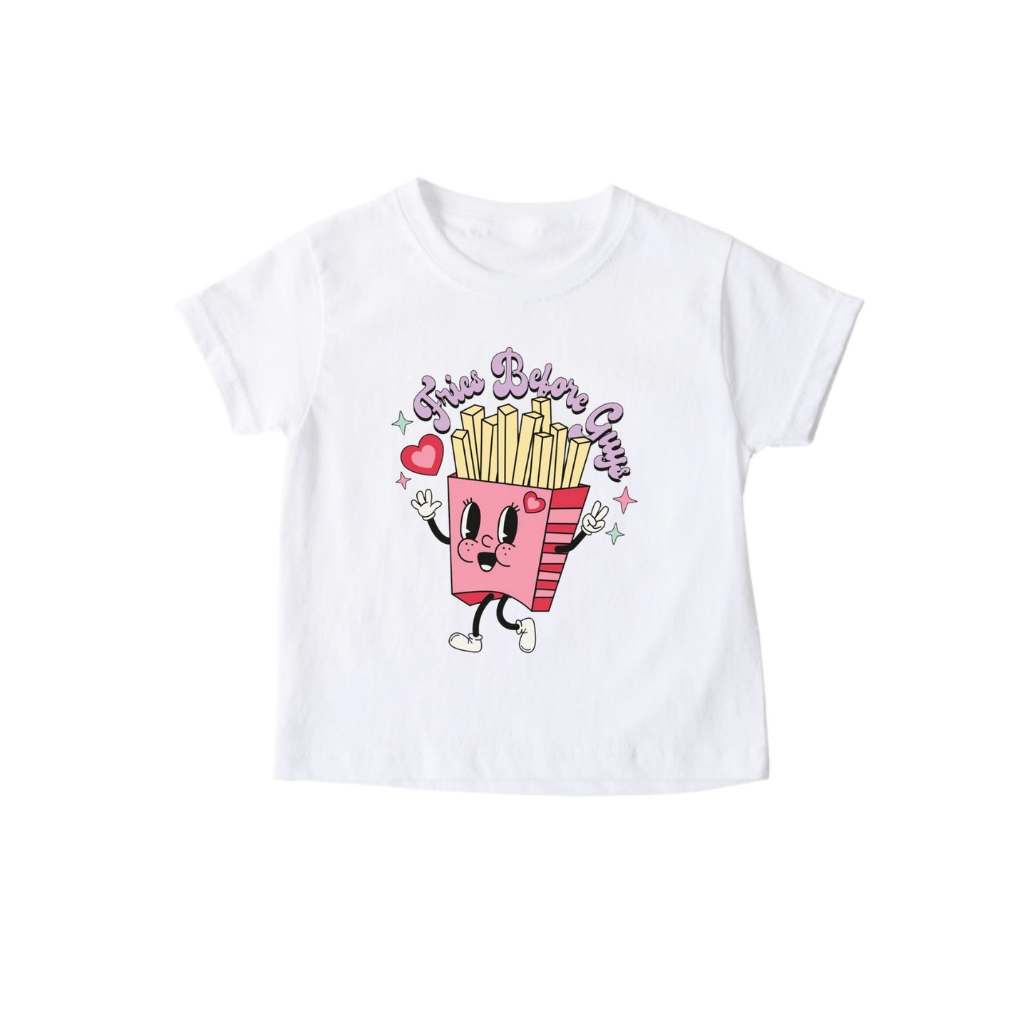 “Fries Before Guys” Kids Tee
