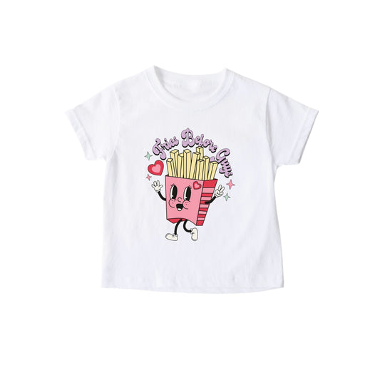 “Fries Before Guys” Kids Tee