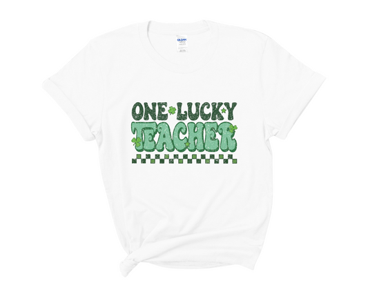 “One Lucky Teacher” Tee