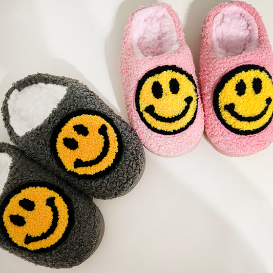 Kid’s Smiley Slippers