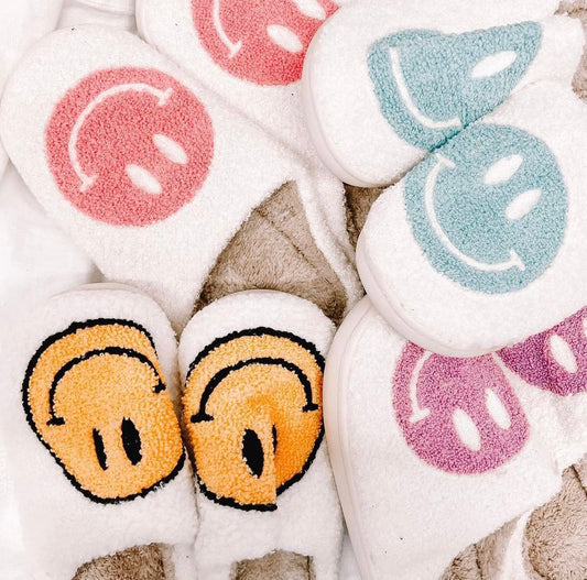 Adult Smiley Slippers