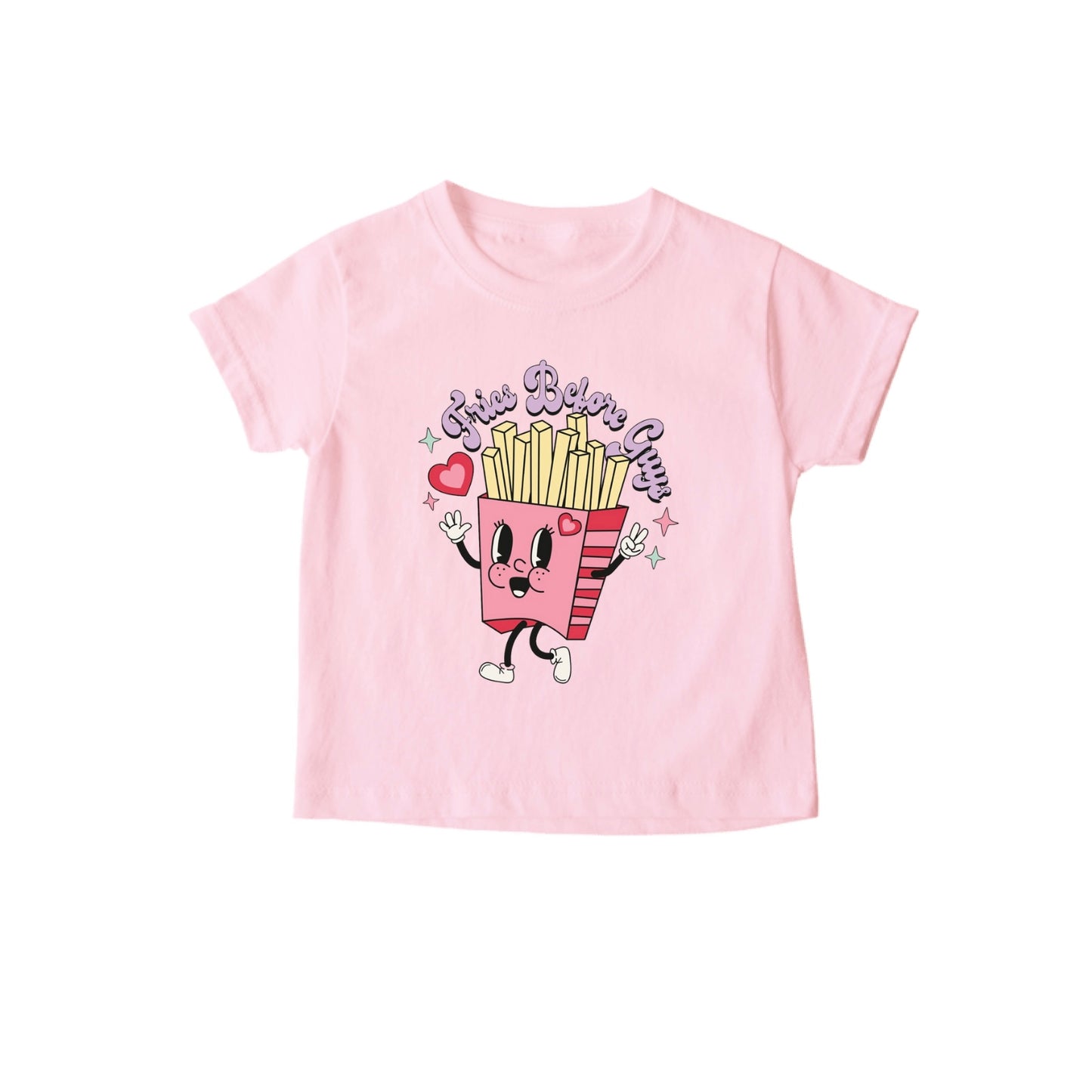 “Fries Before Guys” Kids Tee
